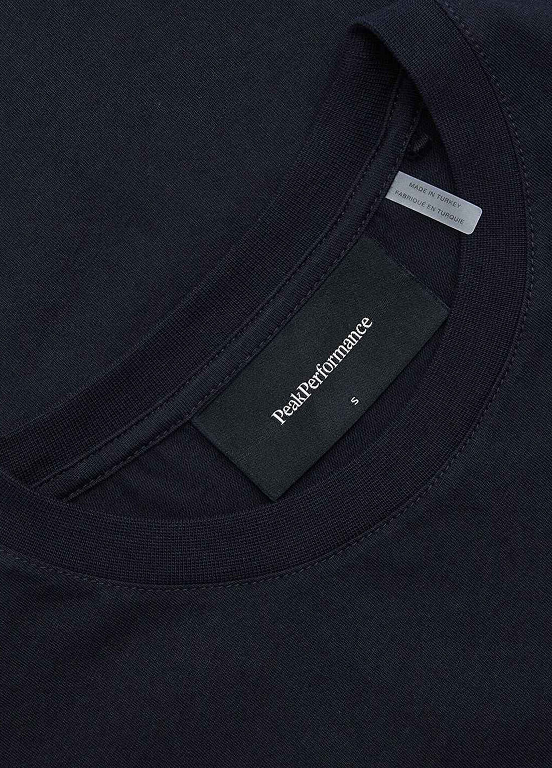 Peak Performance Original Small Logo Siyah Pamuklu Kısa Kollu Kadın T-shirt görsel 2