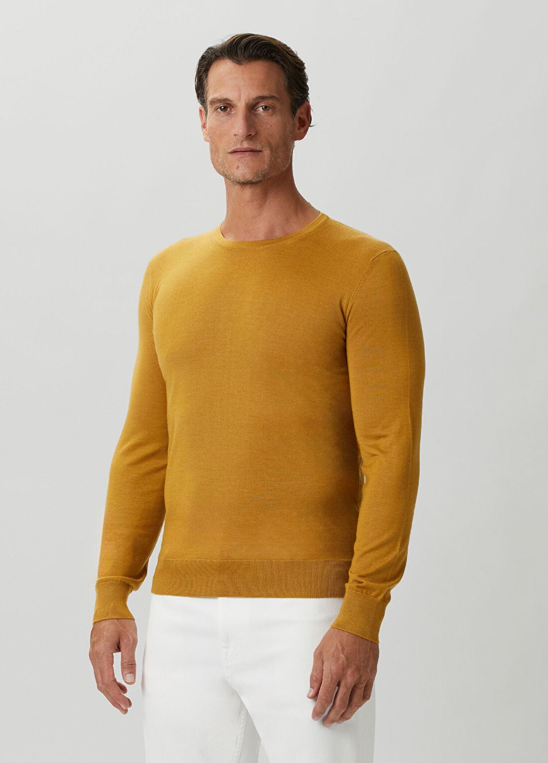 Zegna Sarı Kaşmir Triko görsel 3