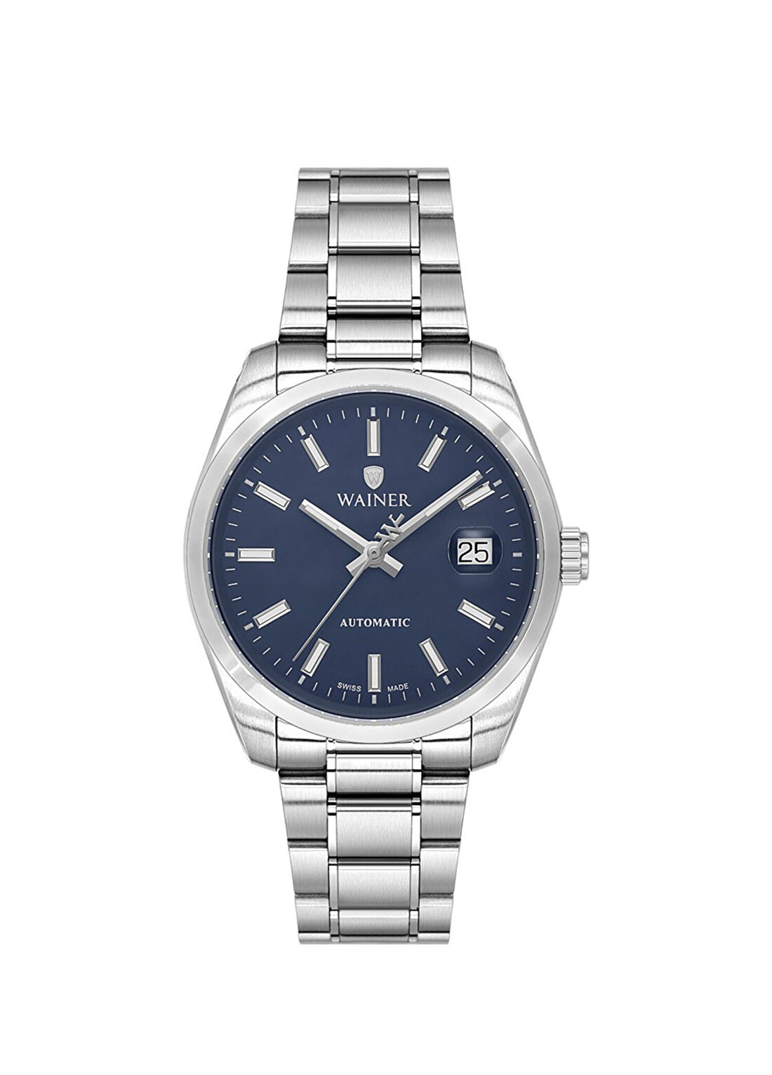 Wainer WA.25600-E Gümüş Metal Erkek Kol Saati