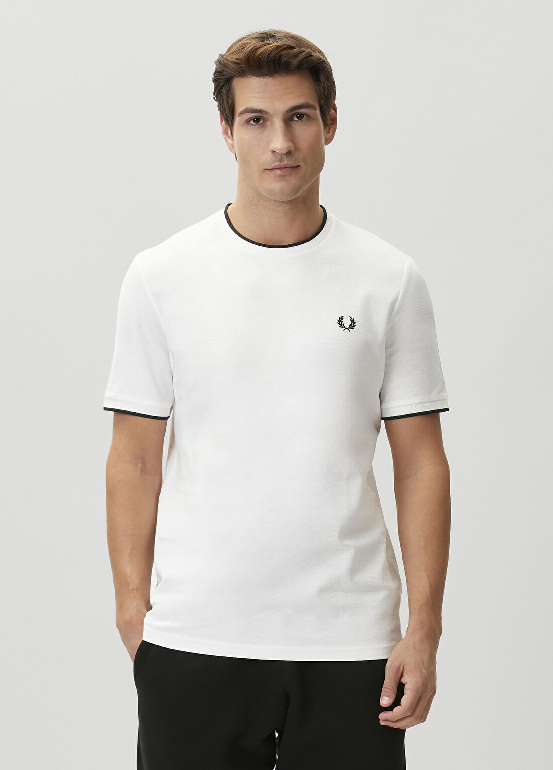 Fred Perry Beyaz Pike T-shirt