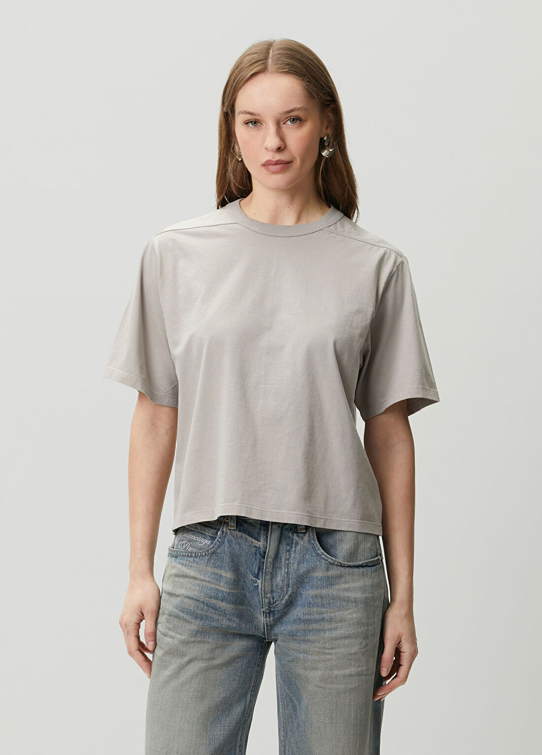 Rick Owens Gri T-shirt