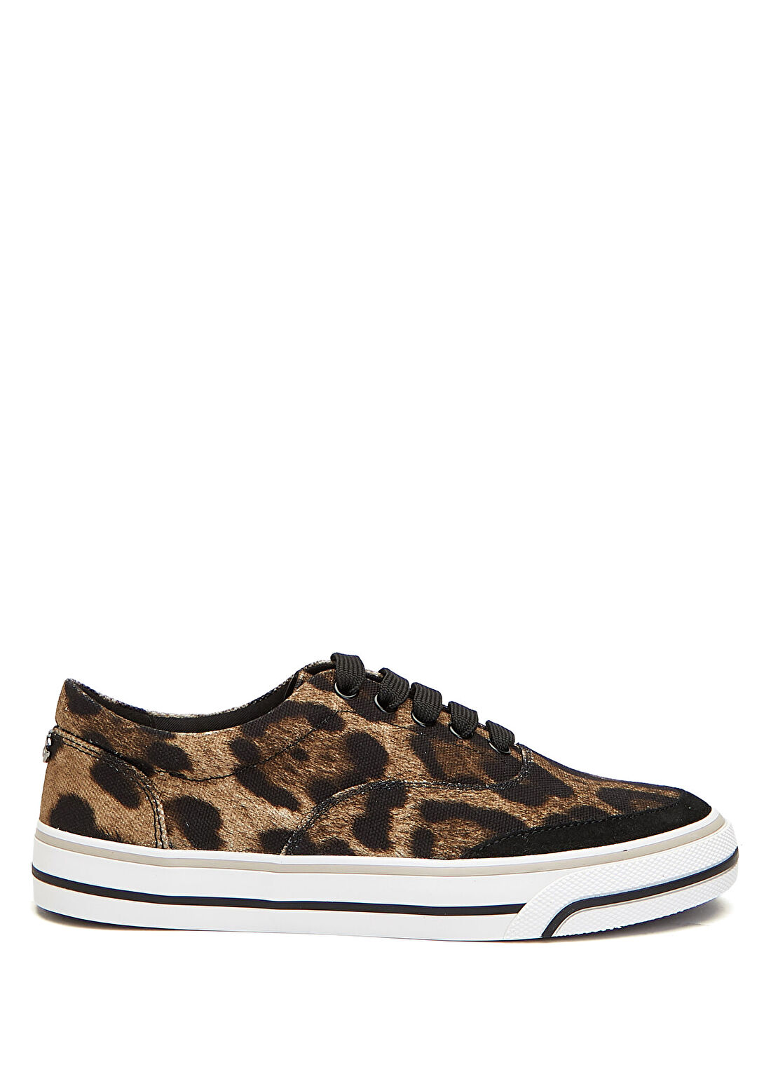 Dolce&Gabbana Sailing Leopar Kadın Kanvas Sneaker