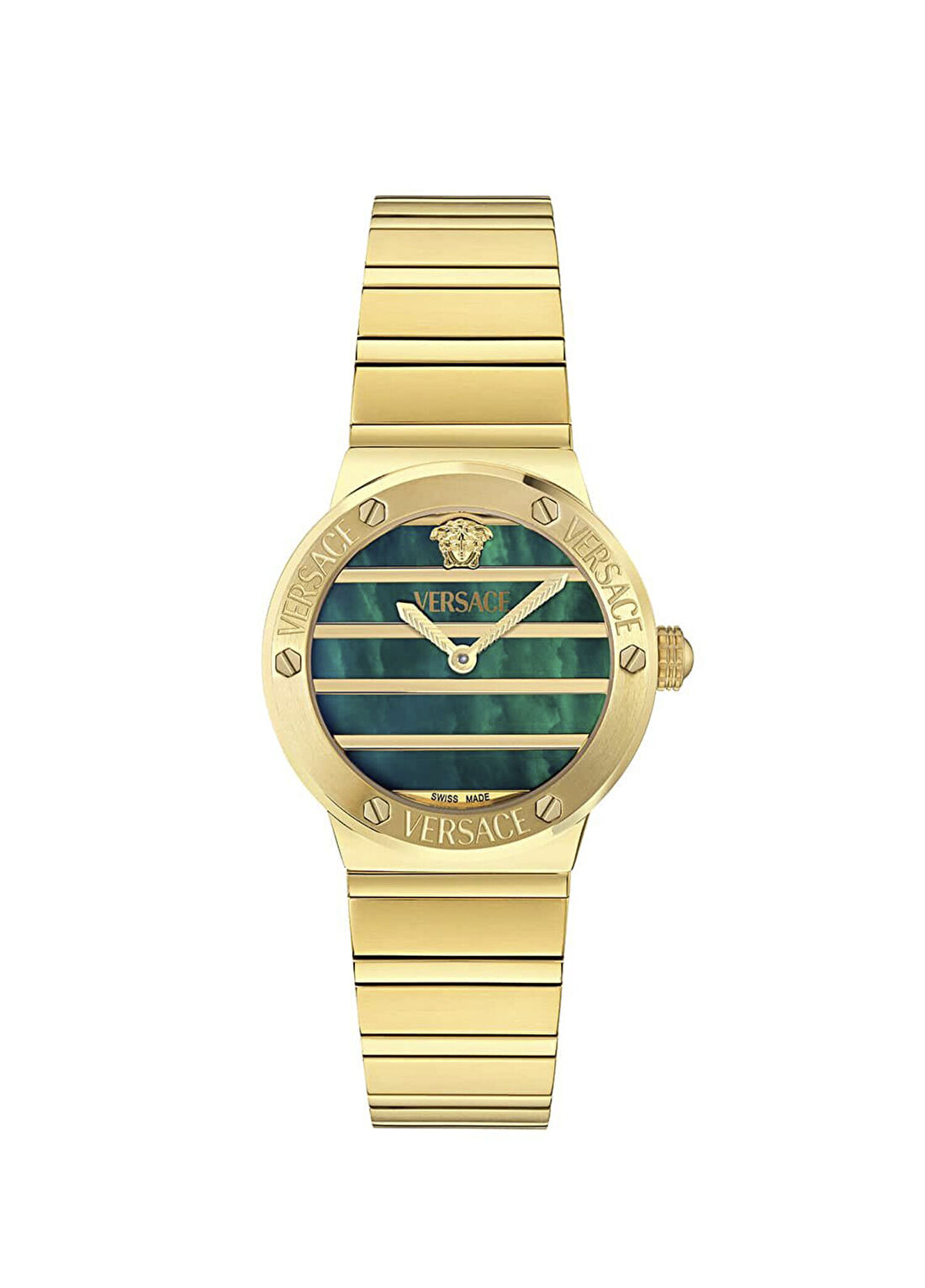 Versace VRSCVE0S00425 Altın Rengi Çelik Kadın Kol Saati