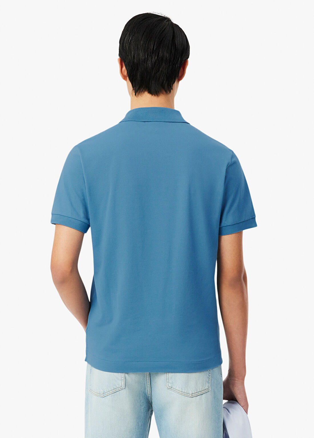 Lacoste L.12.12 Light Mavi Polo Yaka Classic Fit Kısa Kollu Erkek T-Shirt görsel 3