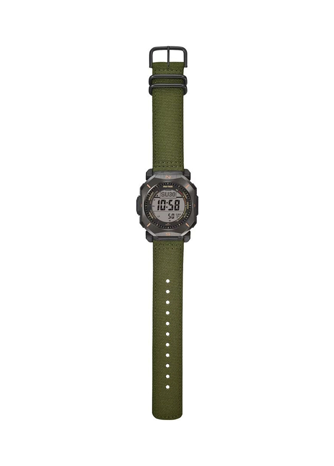 Casio PRW-69YB-3DR Yeşil Kumaş Erkek Kol Saati görsel 4