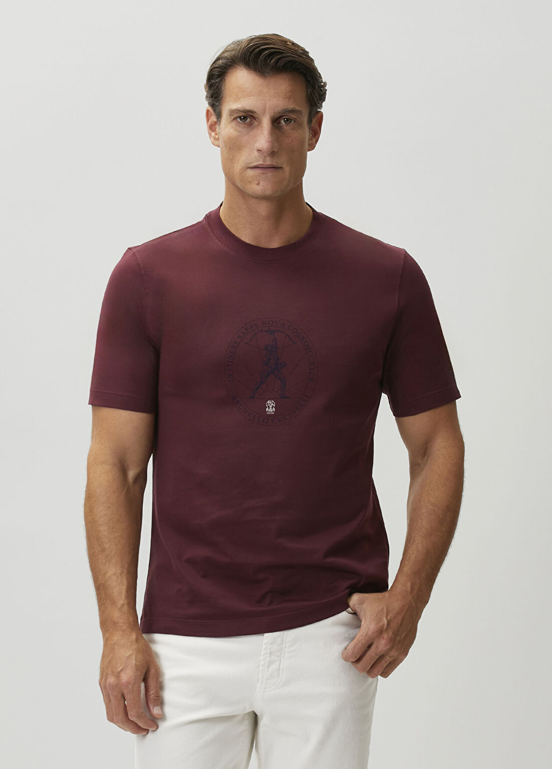 Brunello Cucinelli Bordo T-shirt