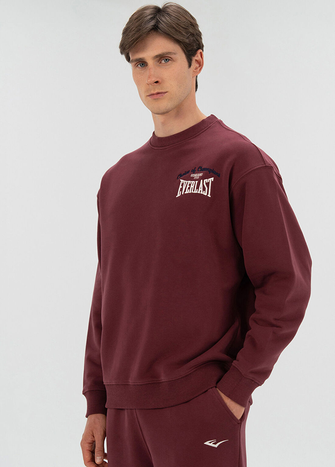 Everlast Heritage Champions Mürdüm Unisex Spor Sweatshirt görsel 2