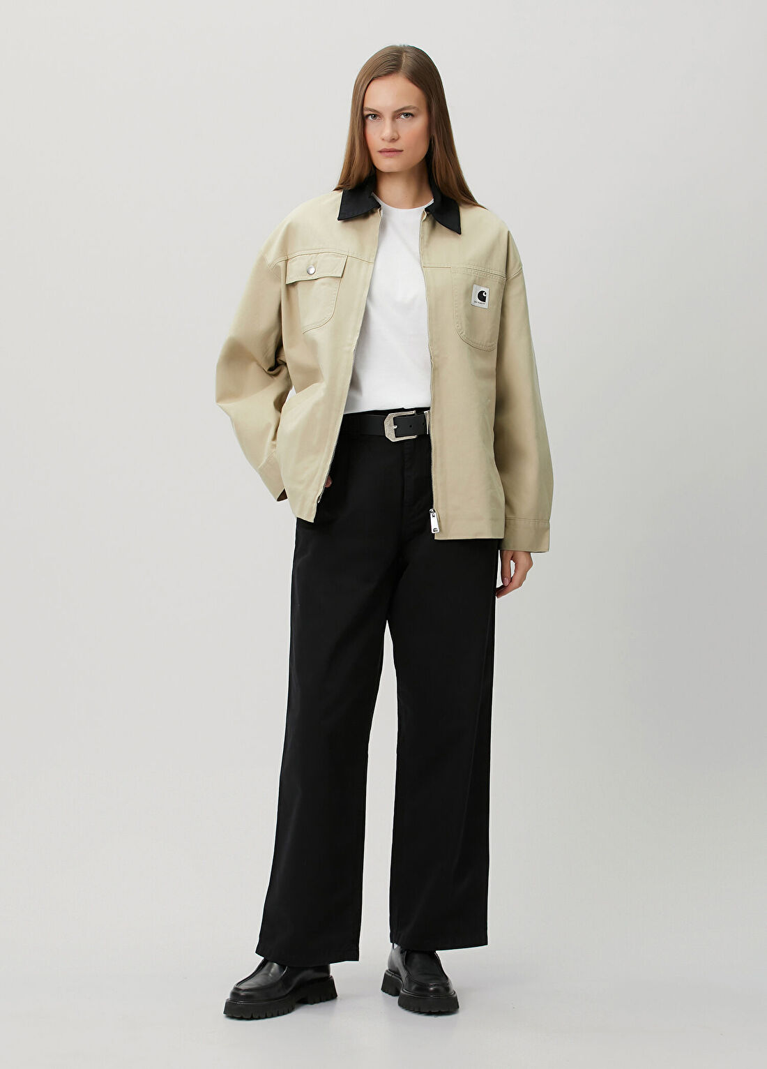 Carhartt WIP Dana Bej Ceket görsel 2