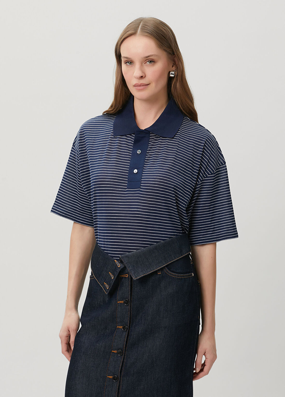 Ami Paris Lacivert Beyaz T-shirt