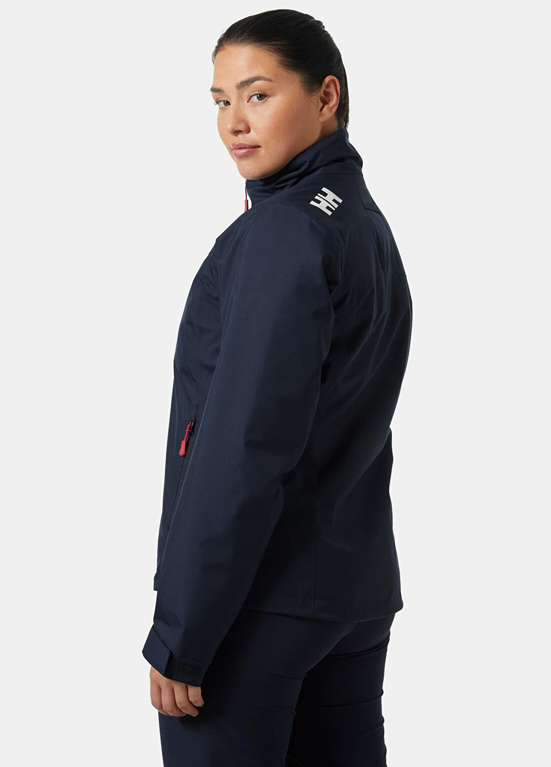 Helly Hansen W Crew Midlayer 2 Navy Polarlı Kadın Mont görsel 3
