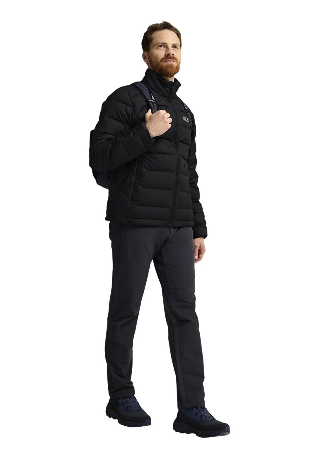 Jack Wolfskin Wild Pass Down RDS Siyah Erkek Outdoor Mont görsel 3