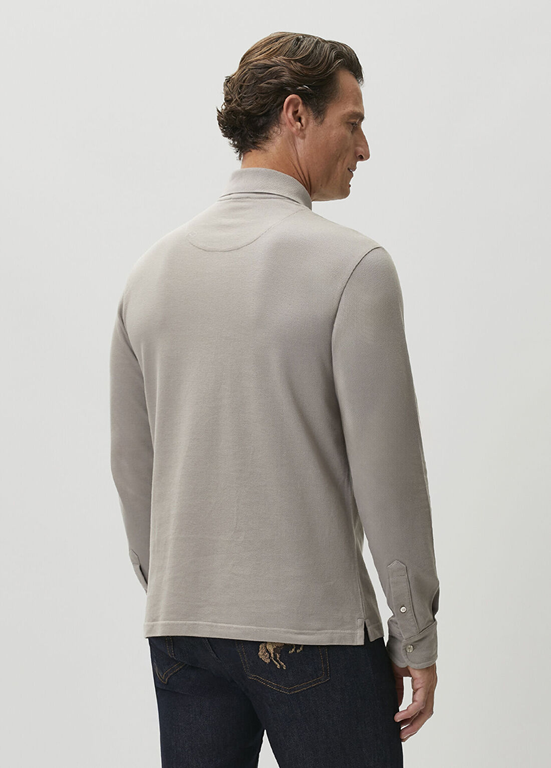 Etro Bej Polo T-shirt görsel 4