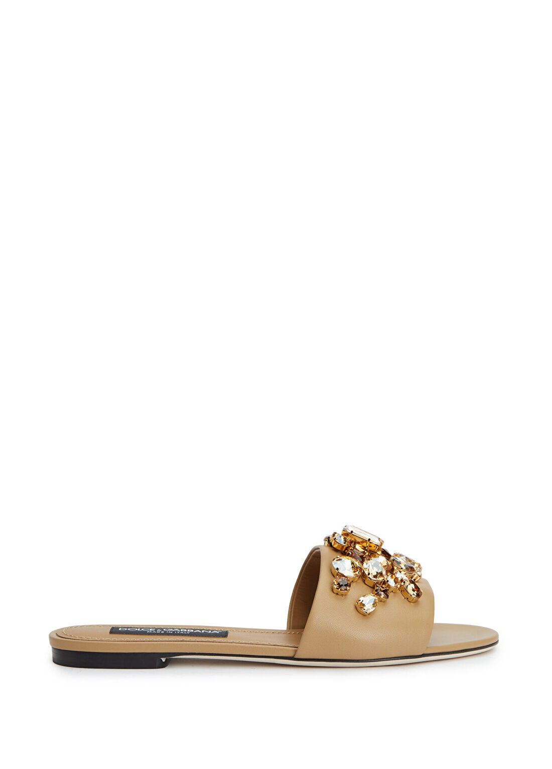 Dolce&Gabbana Karamel Kadın Deri Terlik
