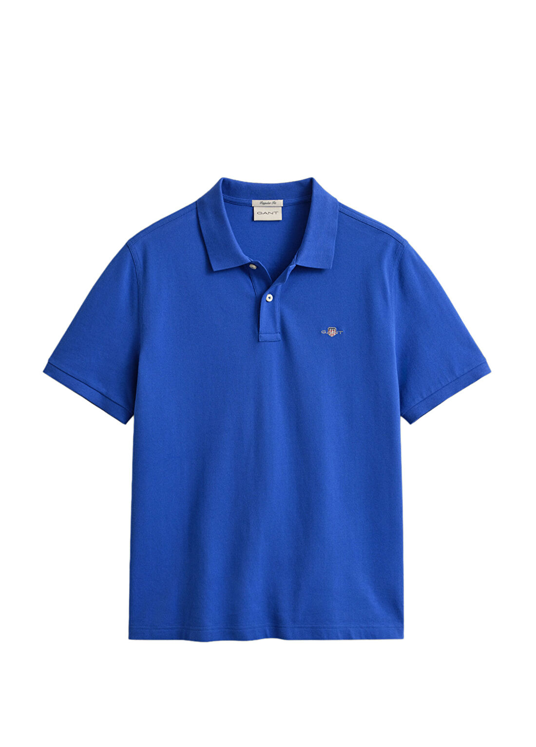 Gant Mavi Logolu Regular Fit Polo Yaka Kısa Kollu Erkek T-Shirt