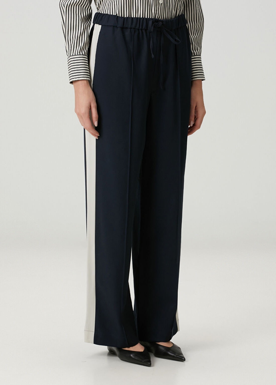 Rag&Bone Siena Siyah Yün Pantolon görsel 2