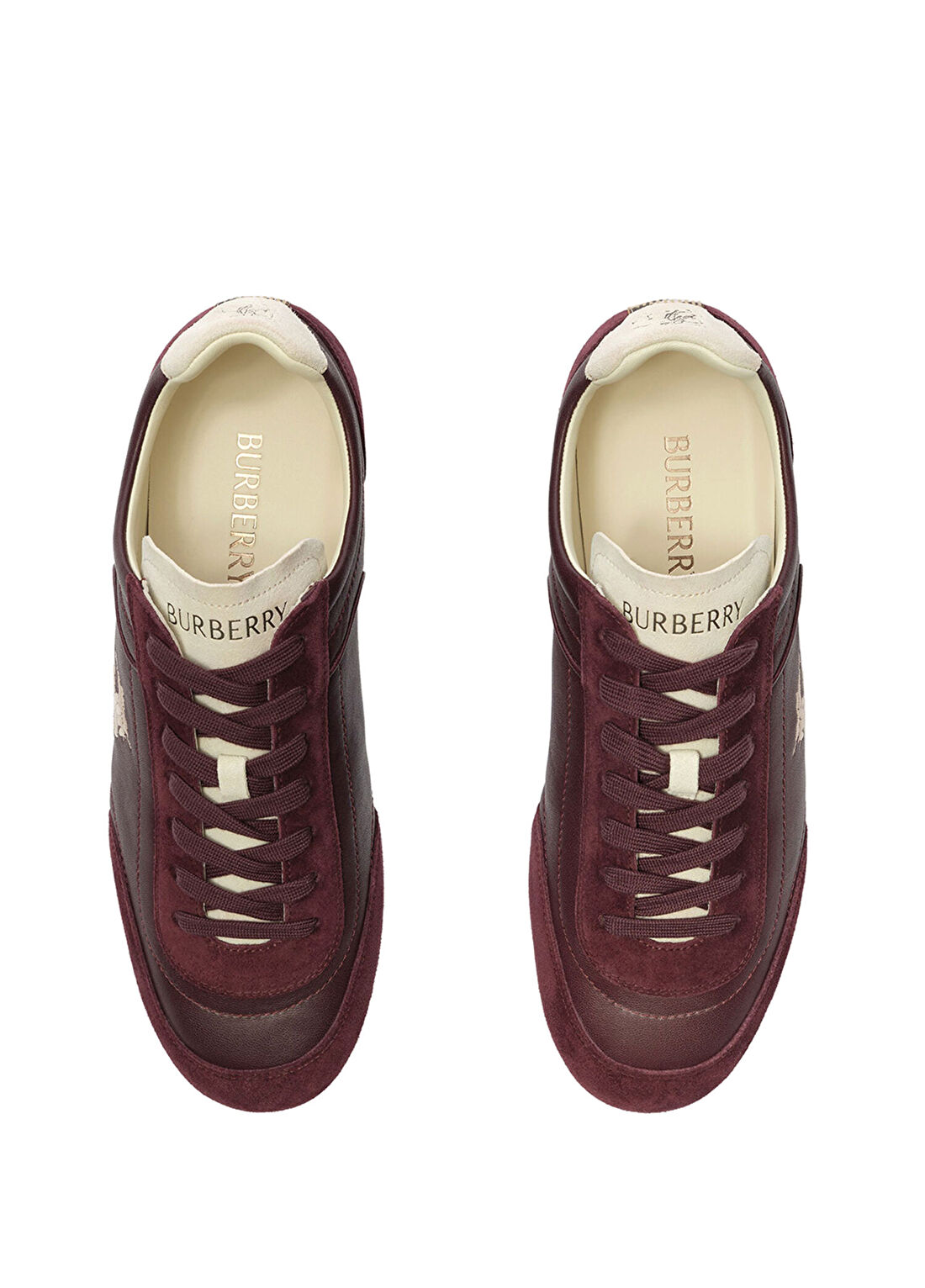 Burberry Knight Bordo Kadın Sneaker görsel 4