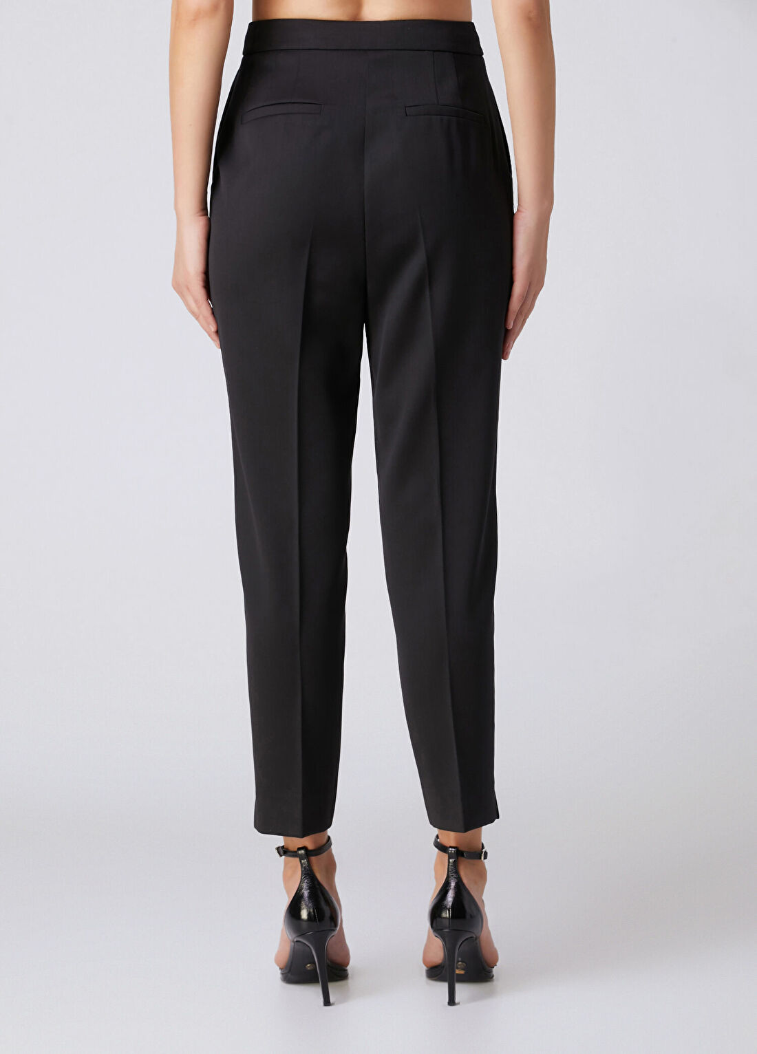 Beymen Collection Siyah Yünlü Cigarette Pantolon görsel 4