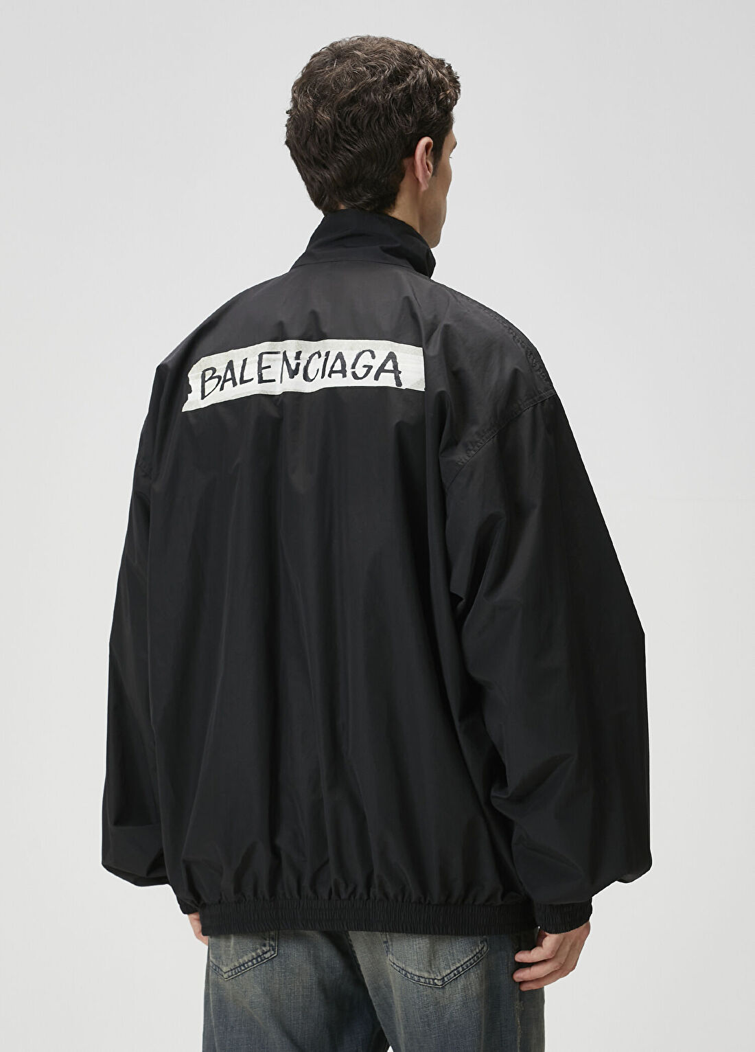 Balenciaga Siyah Logo Detaylı Sweatshirt görsel 4