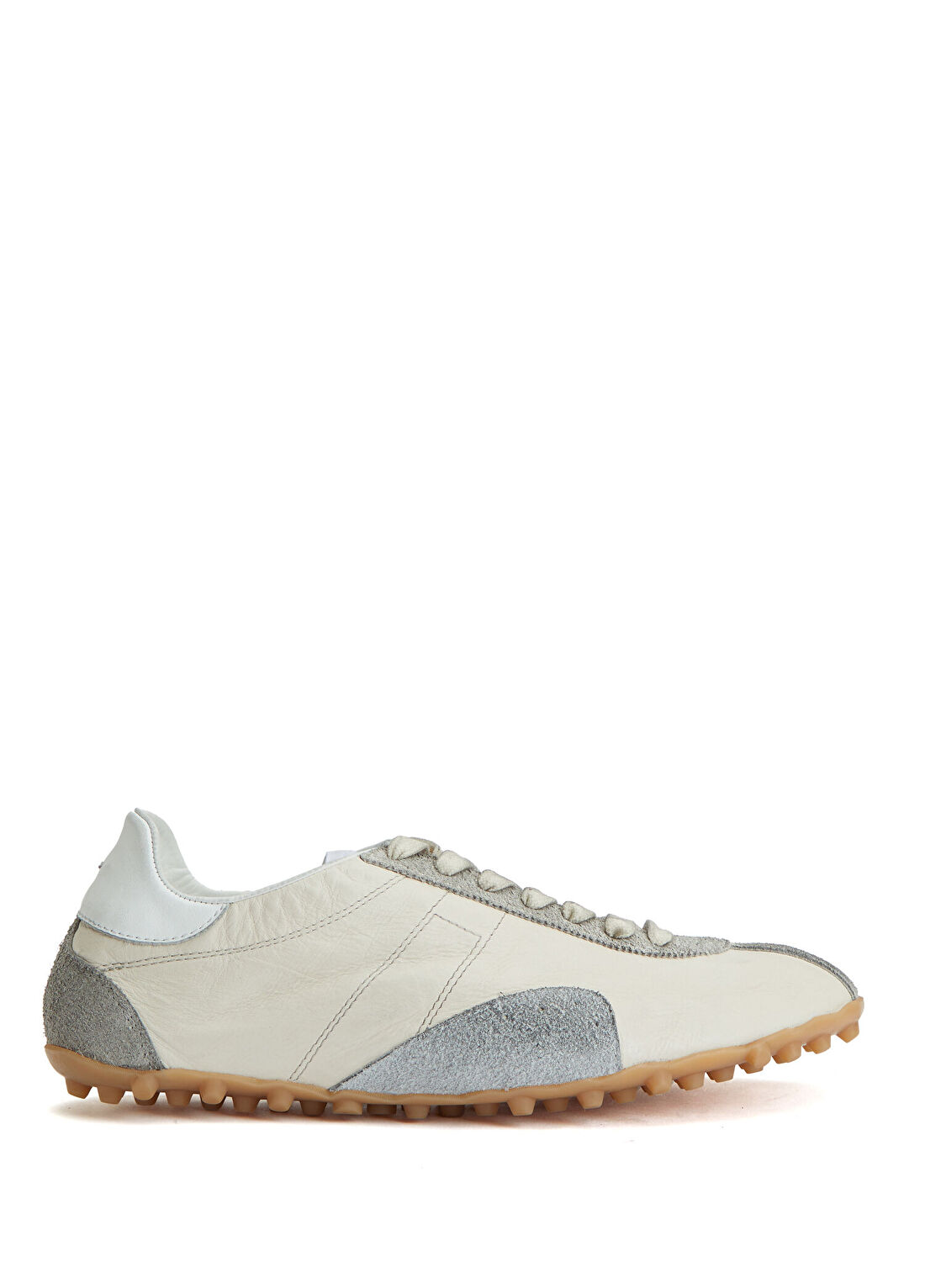 Maison Margiela Sprinters Ekru Kadın Deri Sneaker