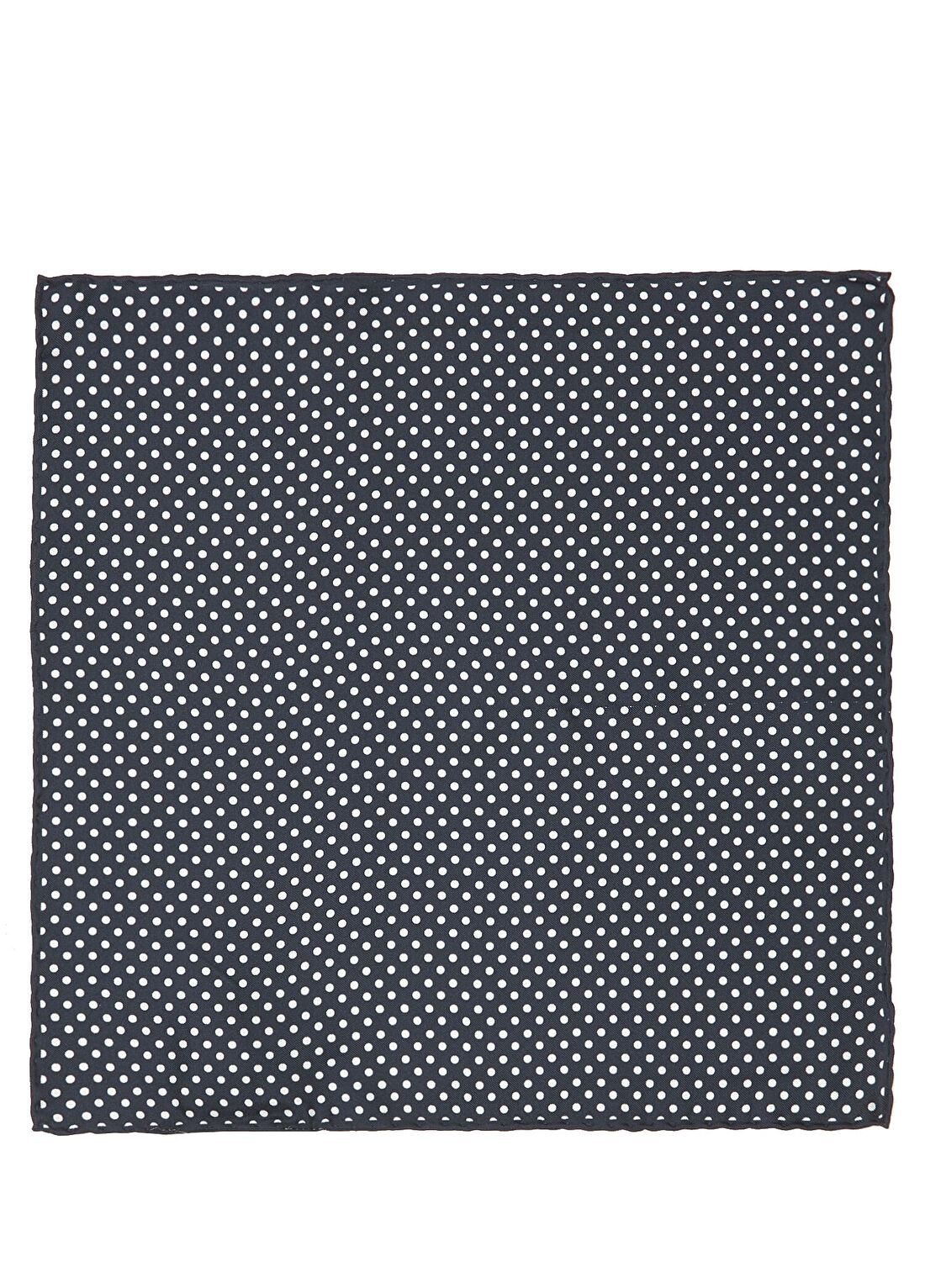 Beymen Collection Lacivert Puantiyeli İpek Poşet Mendil