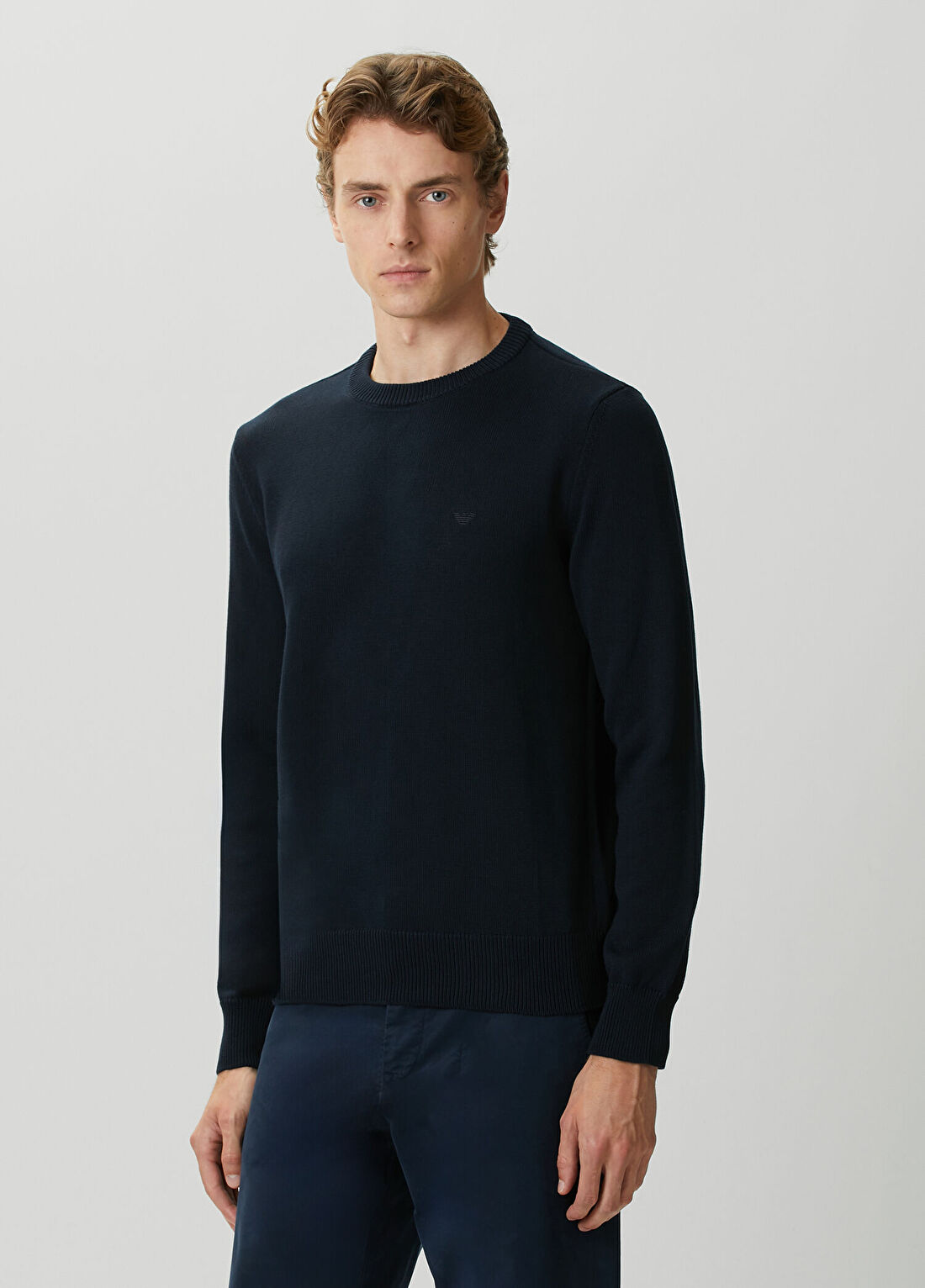 Emporio Armani Lacivert Kazak görsel 3