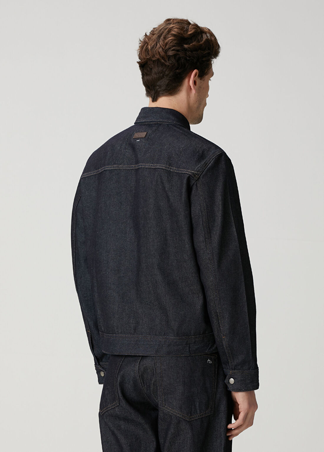 Rag&Bone Classic Fit Beau Indigo Denim Ceket görsel 4