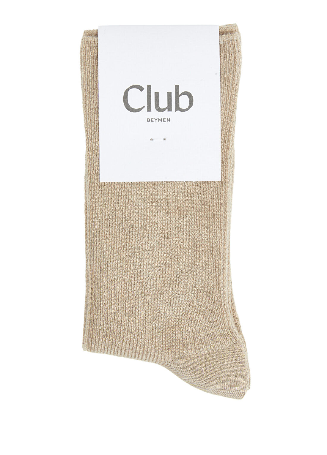 Beymen Club Bej Kaşmir Karışımlı Kadın Bambu Soket Çorap