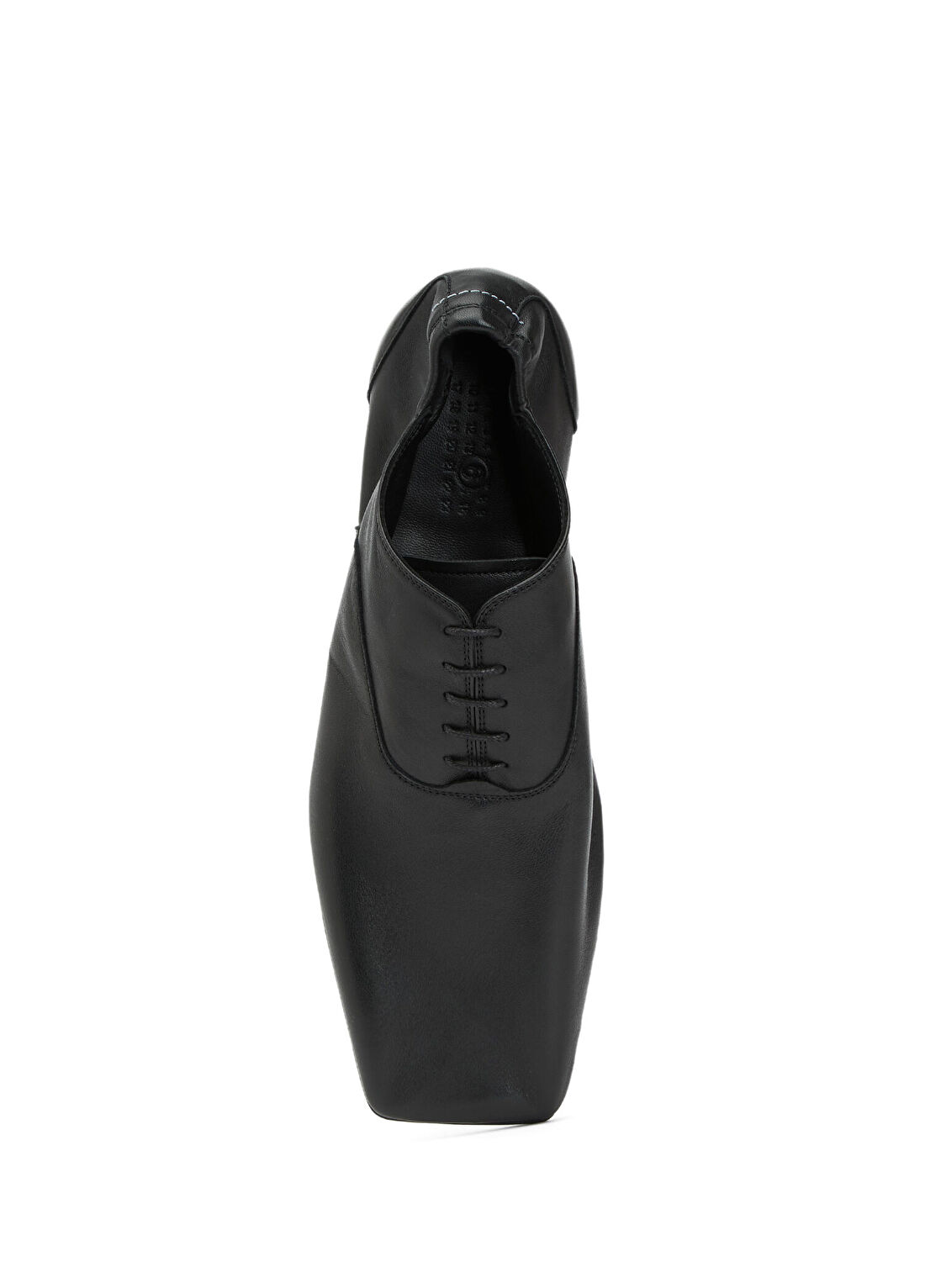 MM6 Maison Margiela Siyah Erkek Deri Loafer görsel 4