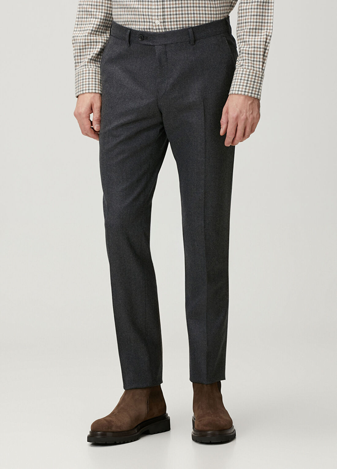 Beymen Collection Drop 7 Gri Yün Pantolon görsel 2