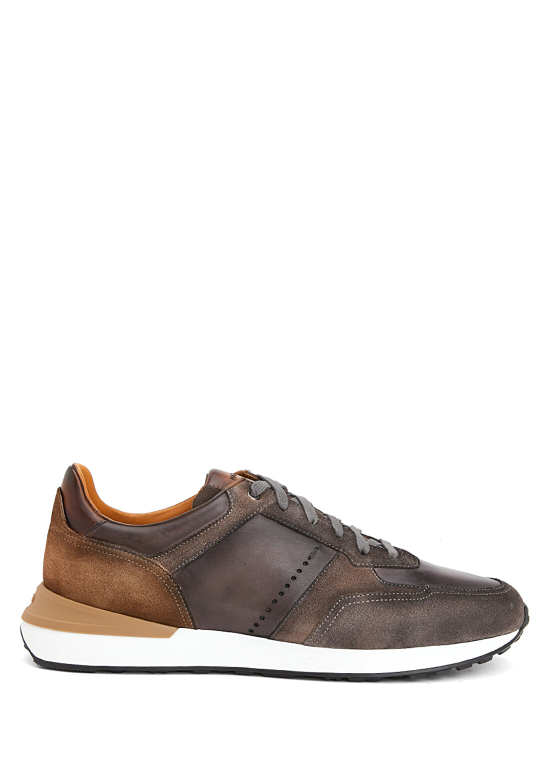 Magnanni Sona II Kahverengi Gri Erkek Deri Sneaker