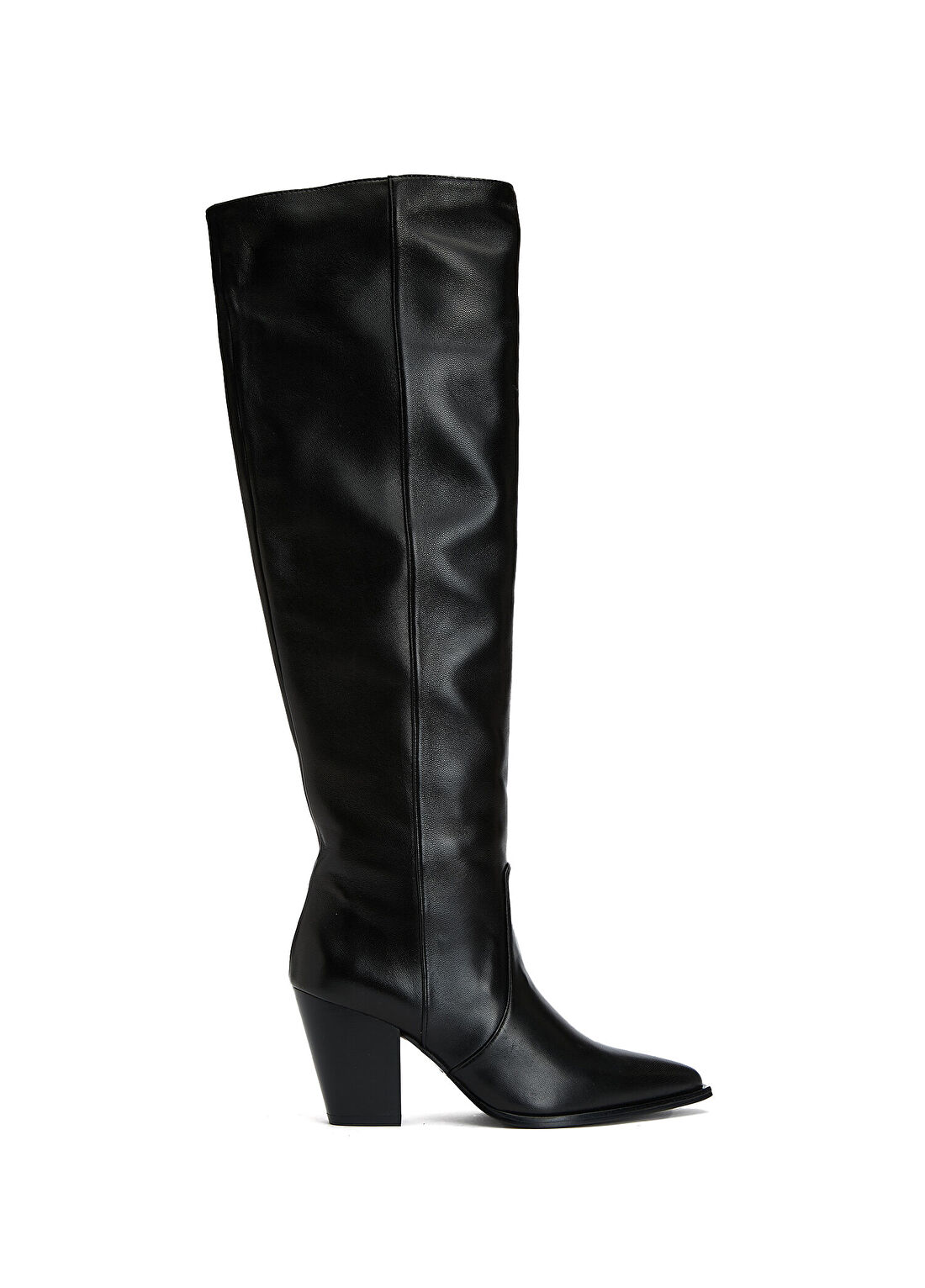 Stuart Weitzman Jolene Siyah Kadın Deri Çizme