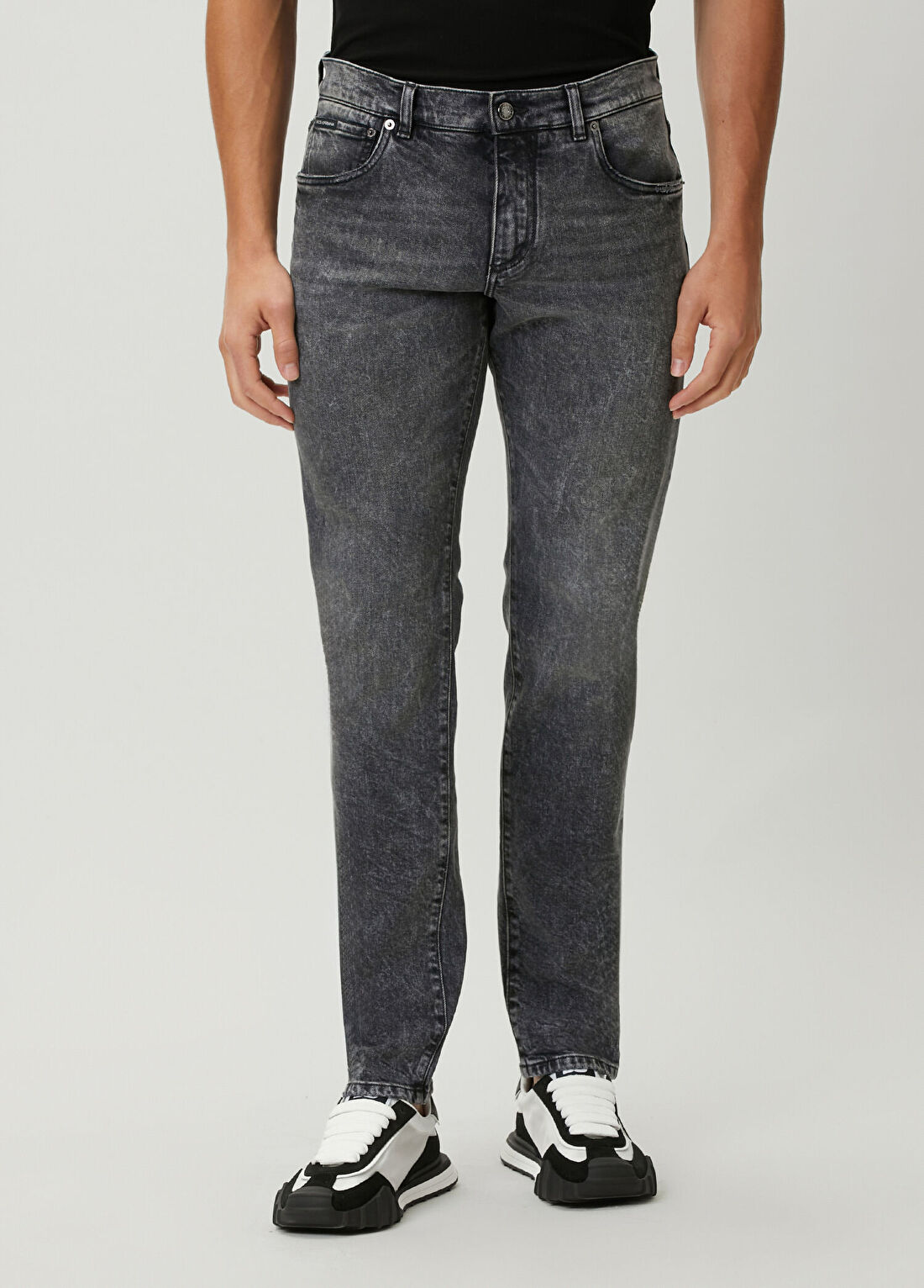 Dolce&Gabbana Gri Jean Pantolon görsel 2