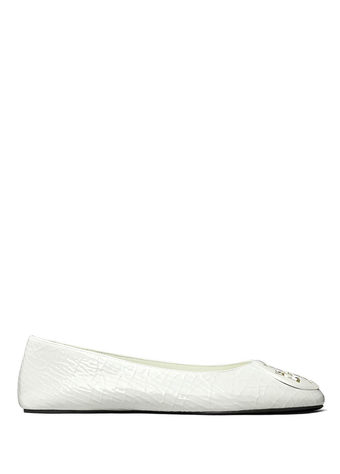 Tory Burch Reva Beyaz Deri Babet