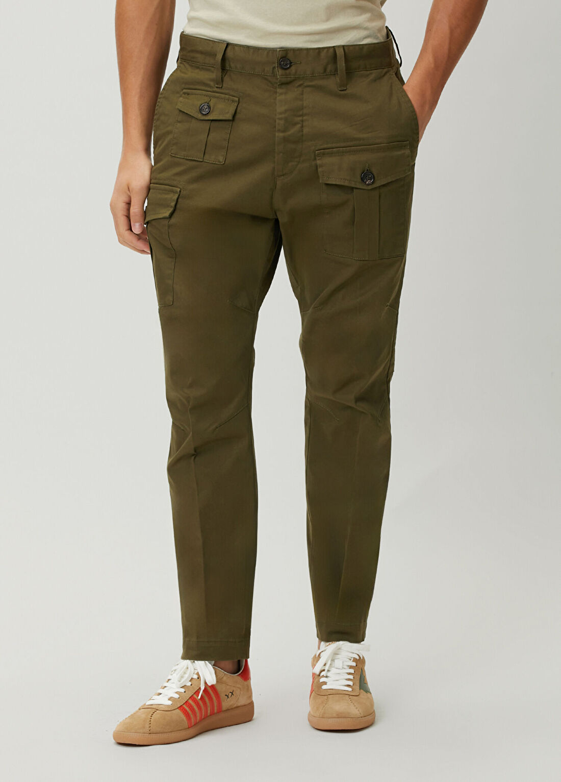 Dsquared2 Haki Kargo Pantolon görsel 2