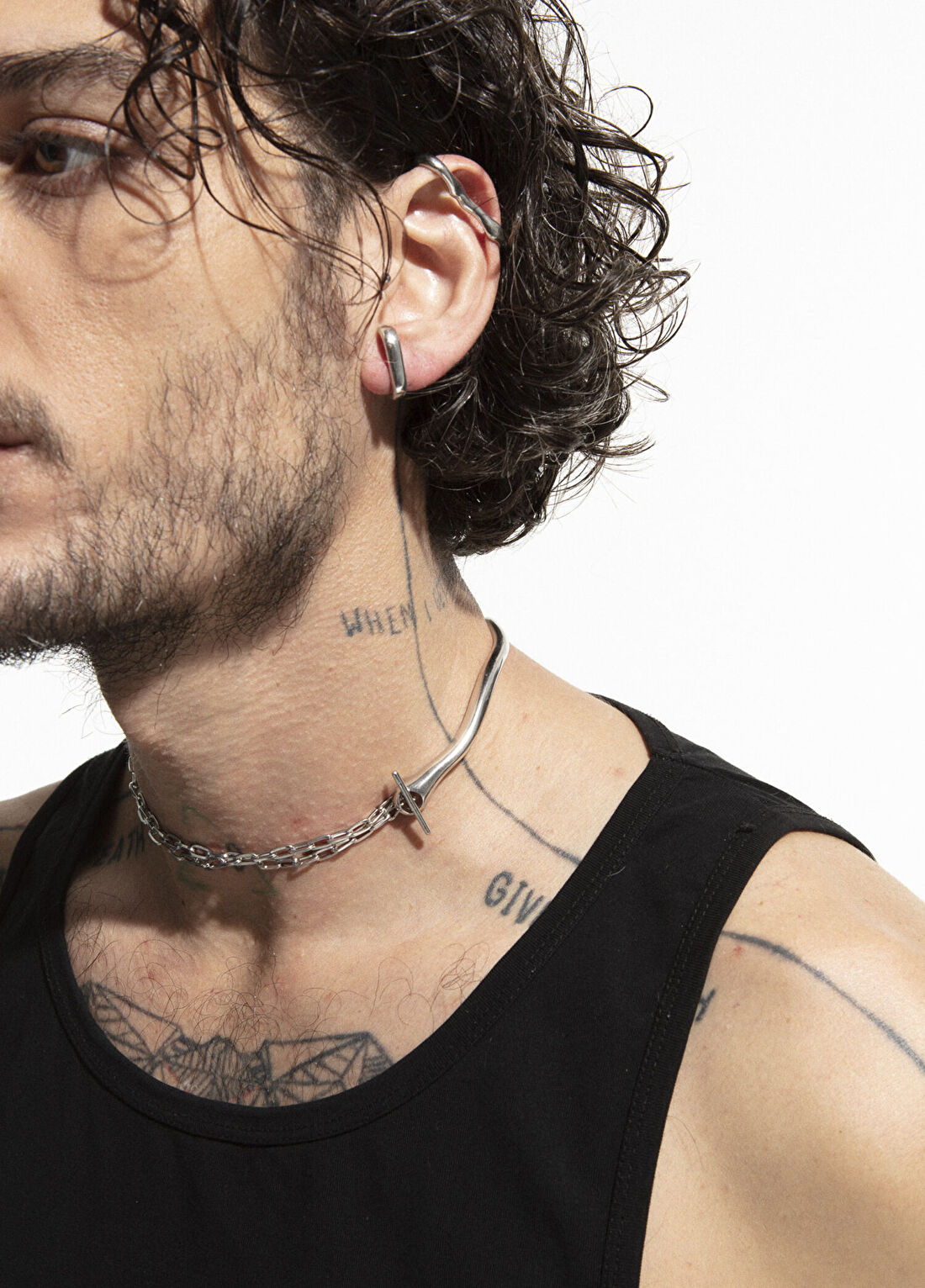 Magoa Studio Nixie Earring 925 Ayar Gümüş Unisex Küpe görsel 4