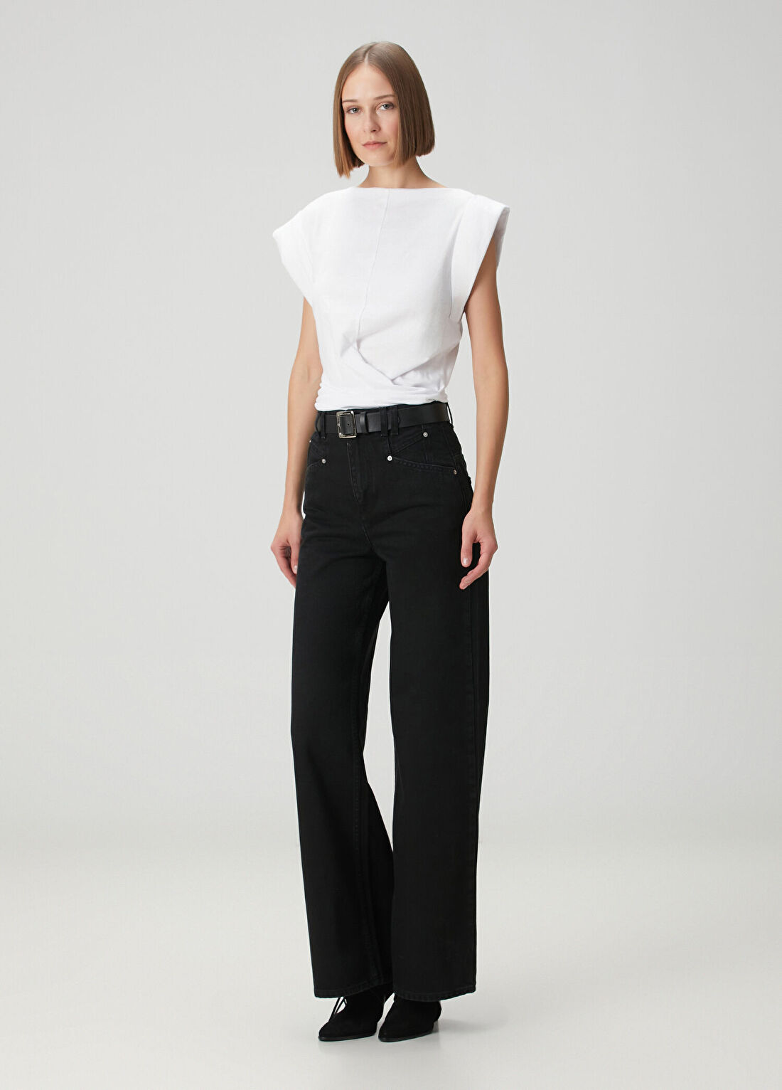 Isabel Marant Lemony Siyah Jean Pantolon