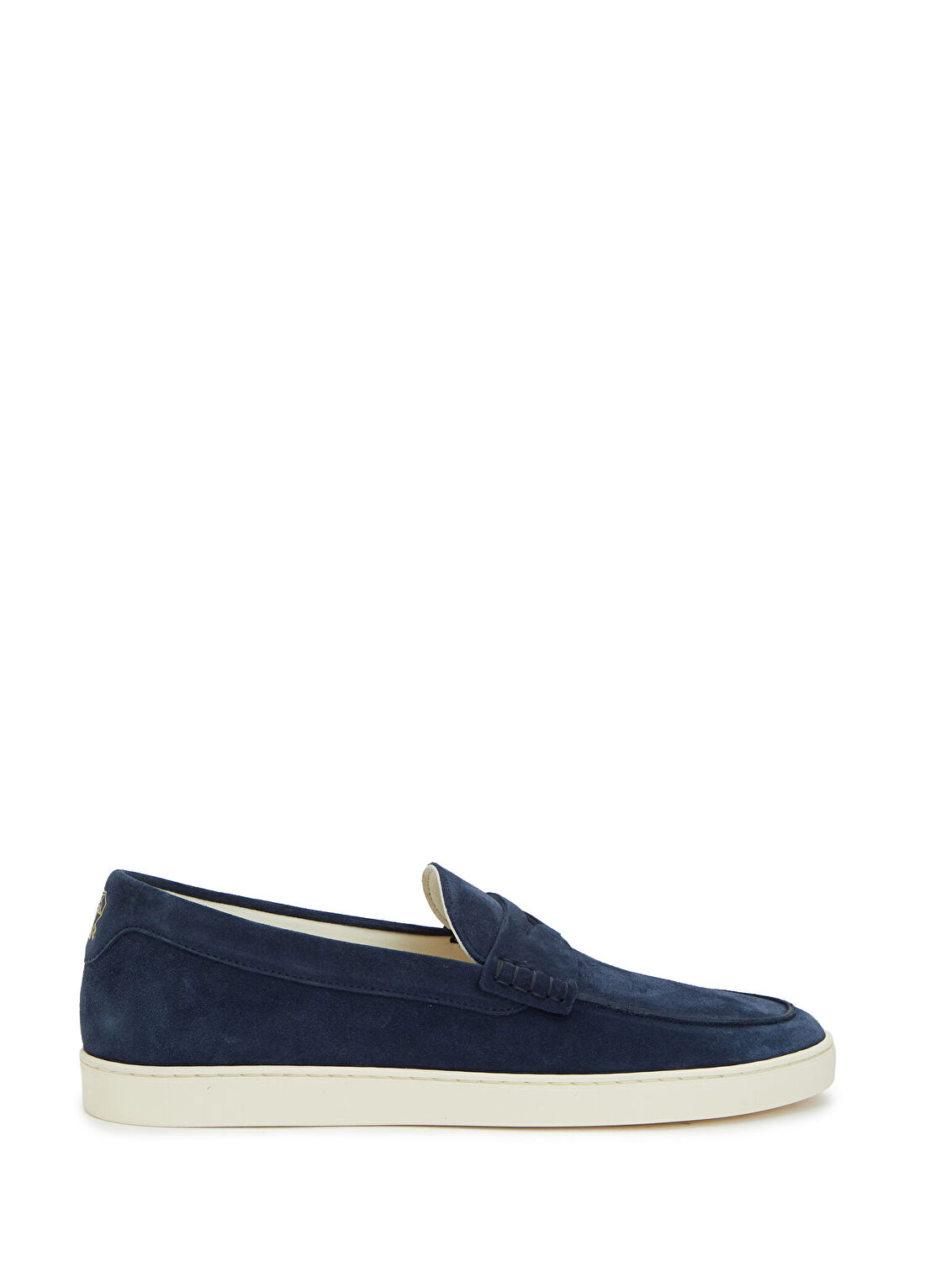 Brunello Cucinelli Lacivert Erkek Süet Loafer