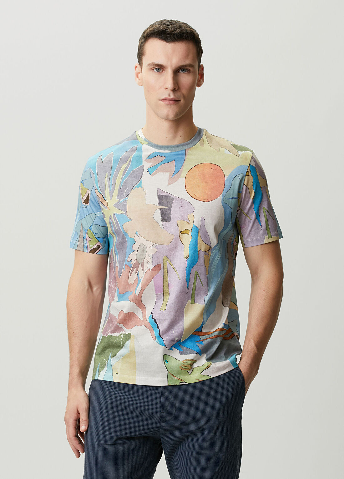 Paul Smith Çok Renkli Desenli T-shirt