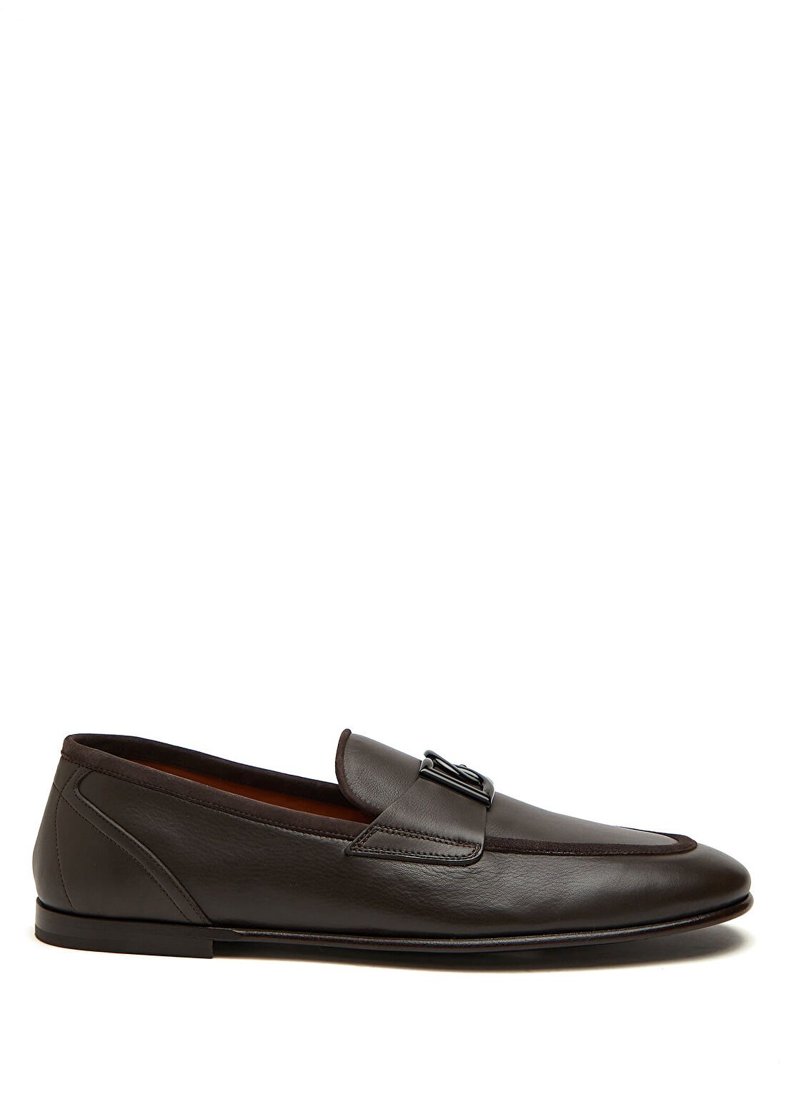 Dolce&Gabbana Erice Koyu Kahverengi Erkek Deri Loafer