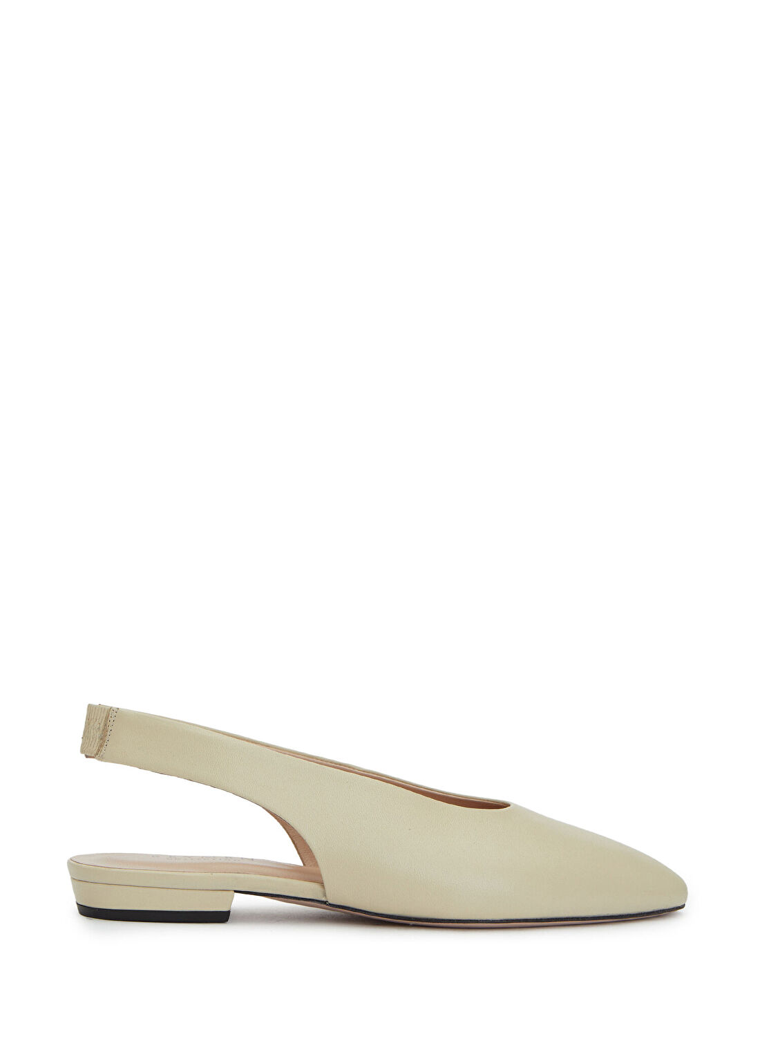 Beymen Collection Retro Ekru Deri Babet