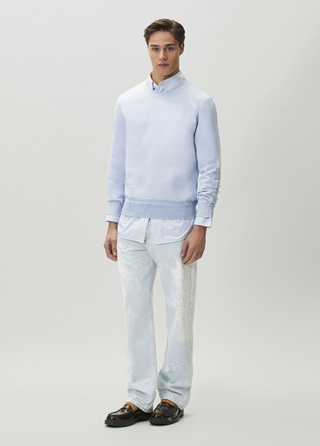MM6 Maison Margiela Mavi Triko görsel 2
