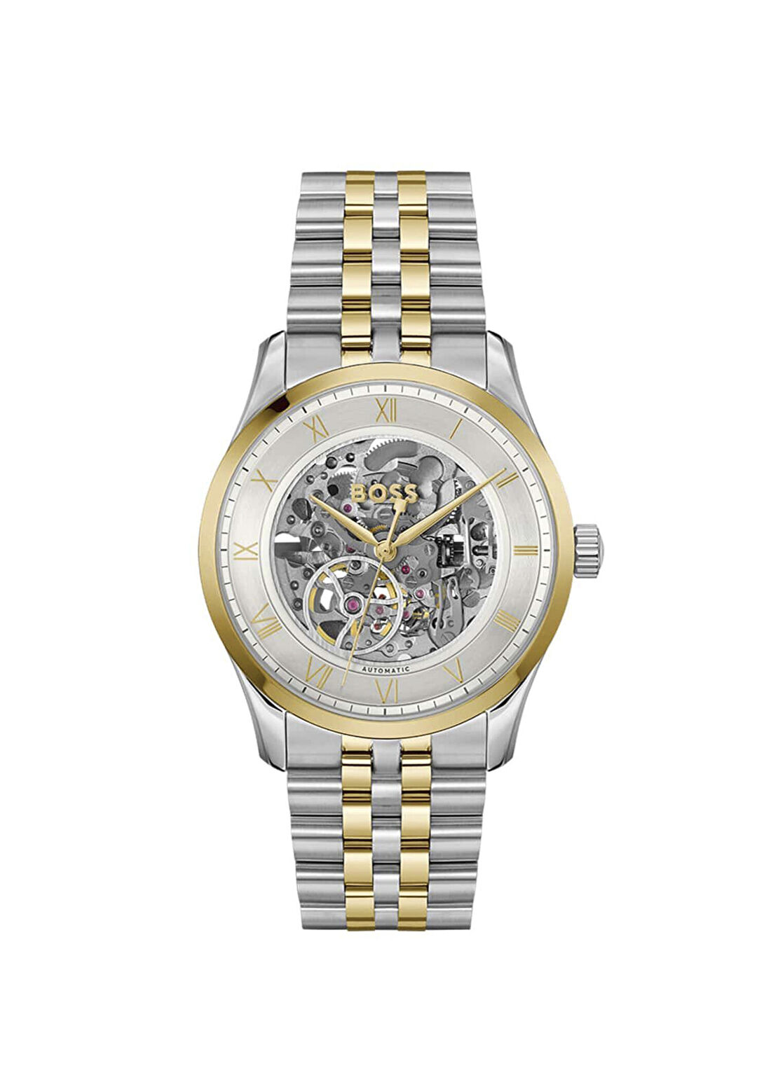 Boss Watches HB1514237 Altın Rengi Metalik Gri Çelik Erkek Kol Saati