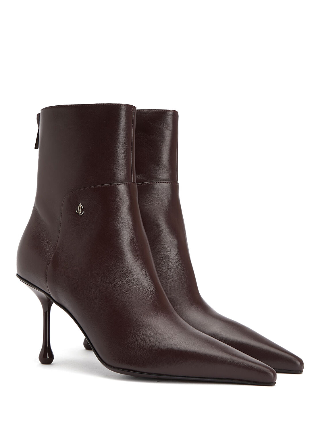 Jimmy Choo Cycas Koyu Bordo Kadın Deri Bot görsel 2