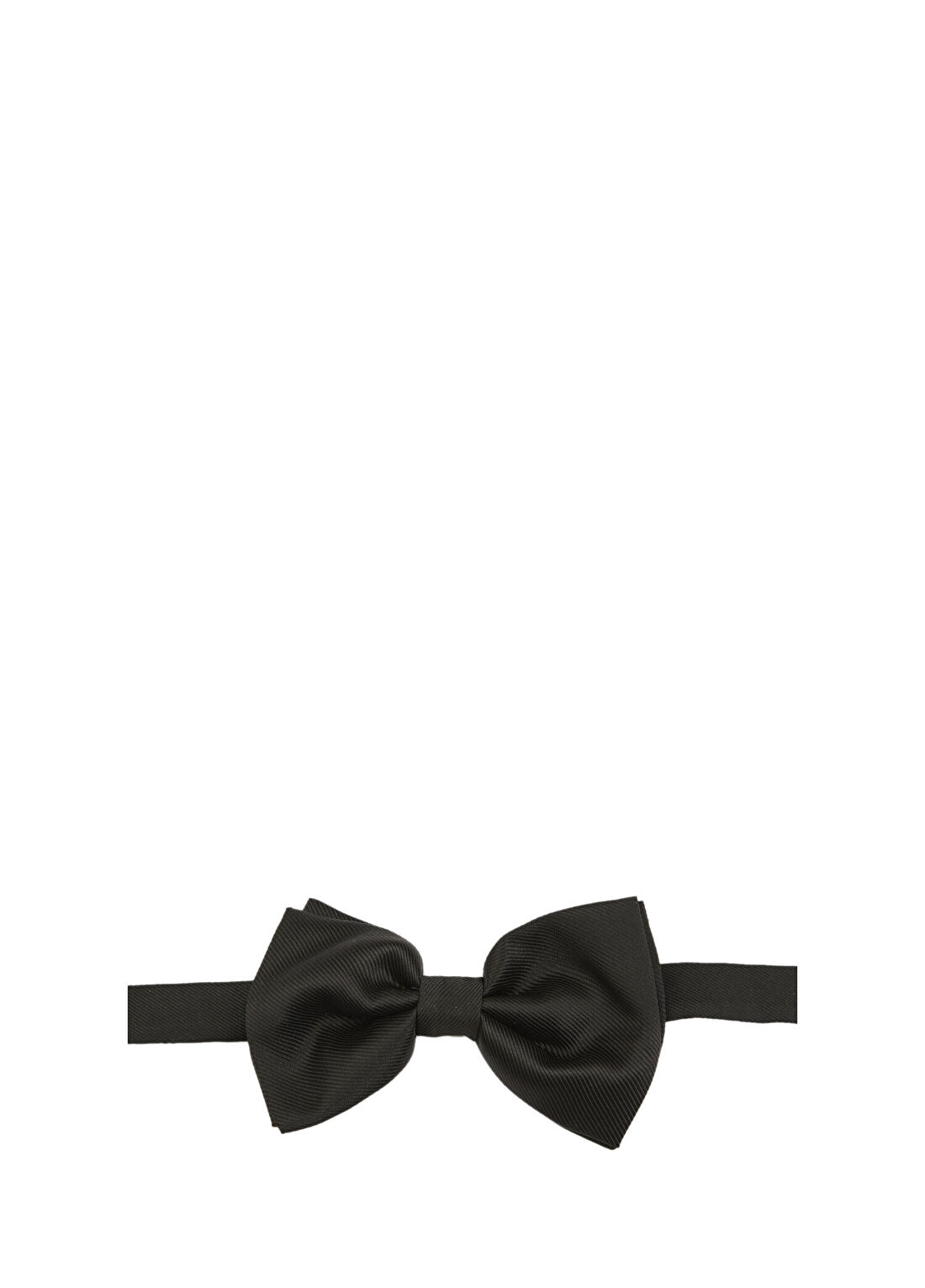 Beymen Collection Siyah 3 Pilili İnce Fitilli Papyon