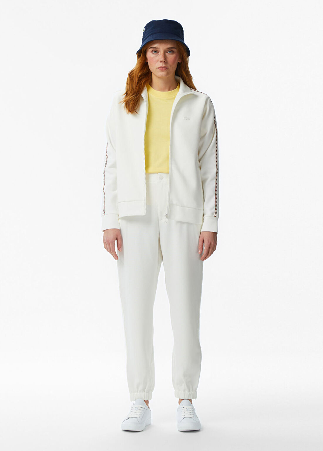Lacoste Krem Rengi Kadın Jogger Pantolon