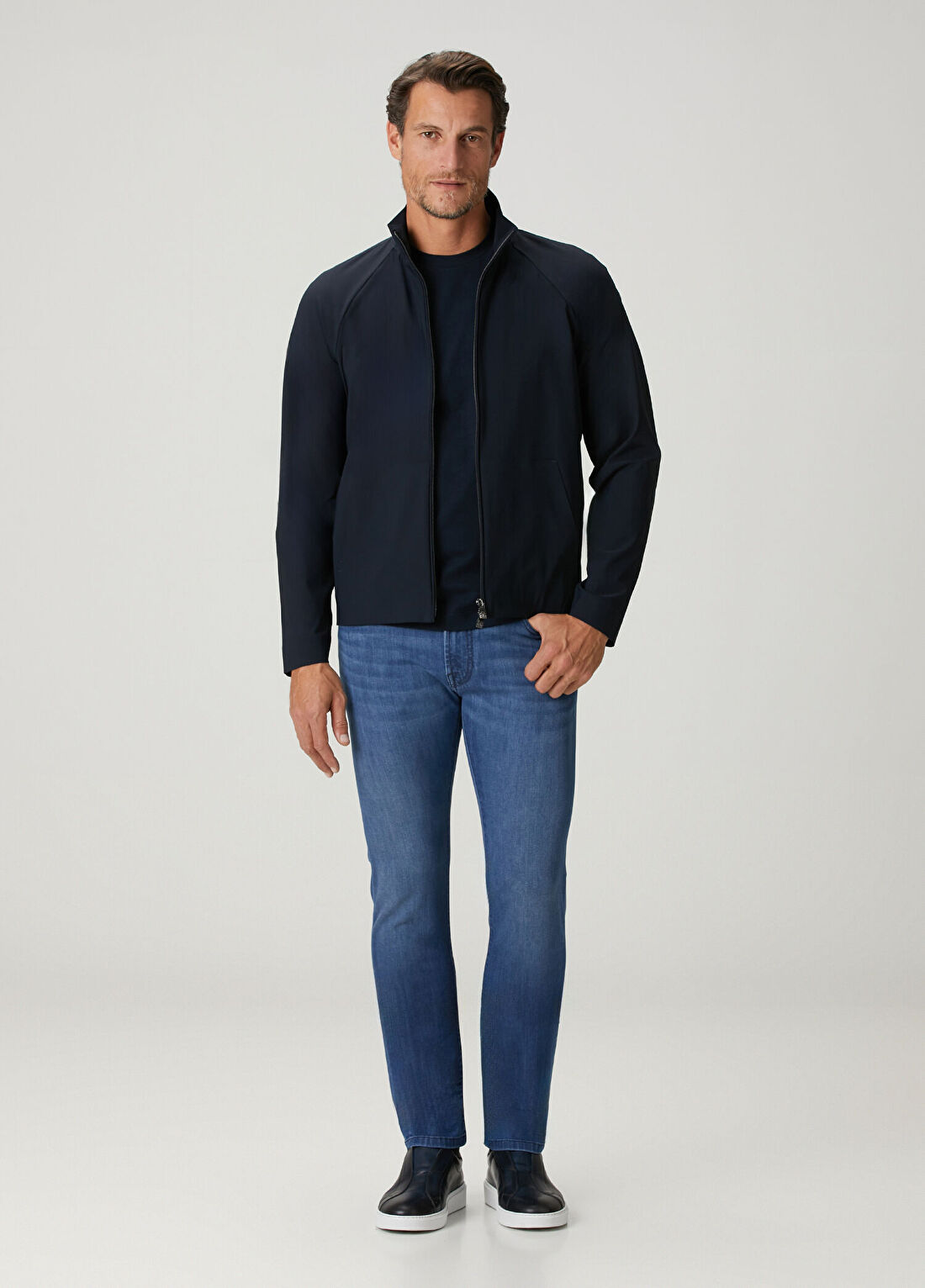 Corneliani Açık Mavi Jean Pantolon