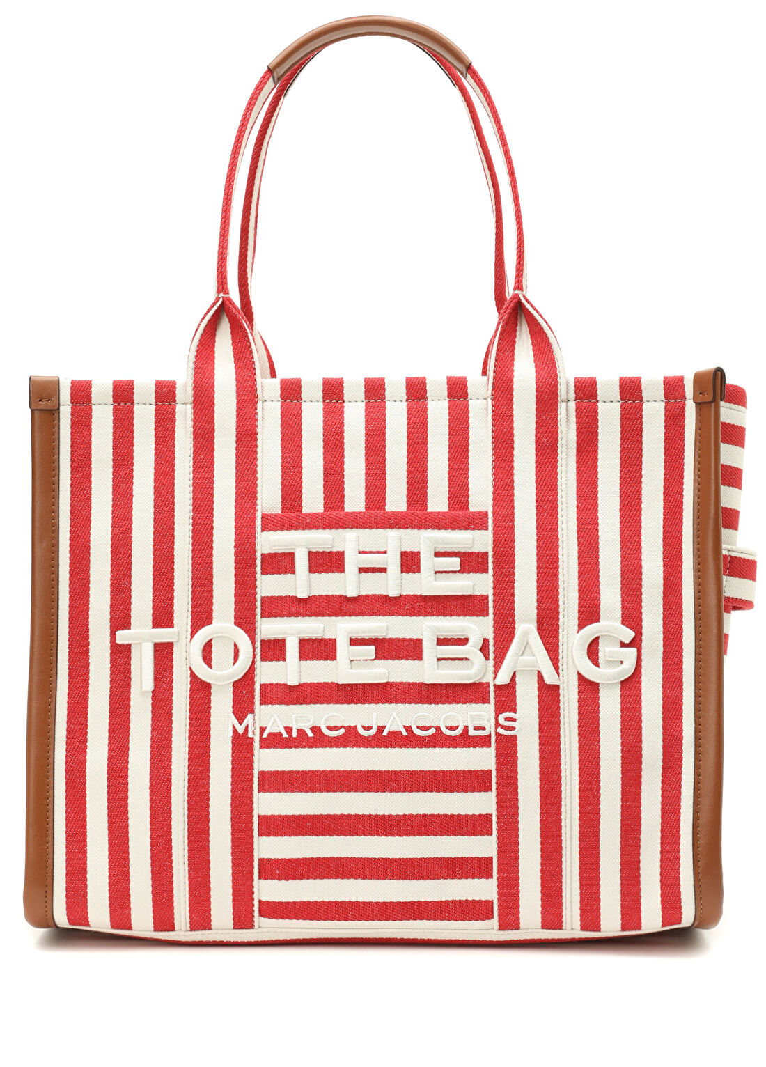 Marc Jacobs Large Tote Kırmızı Beyaz Kadın Alışveriş Çantası