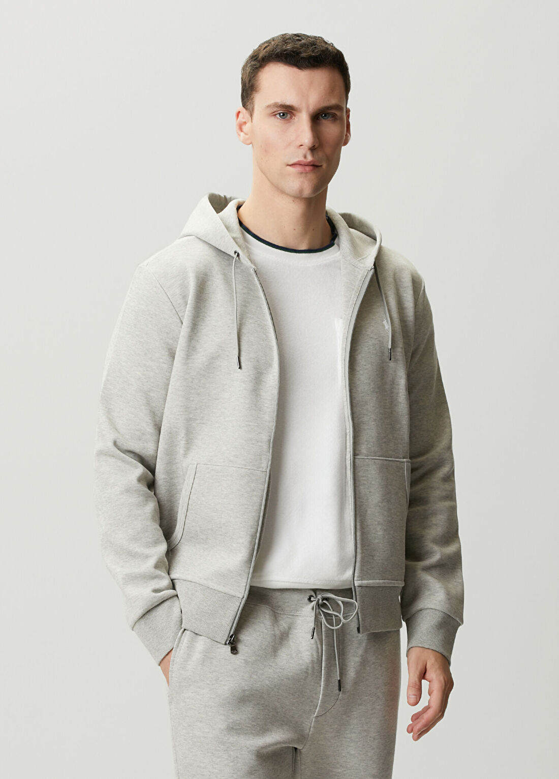 Polo Ralph Lauren Gri Kapüşonlu Sweatshirt