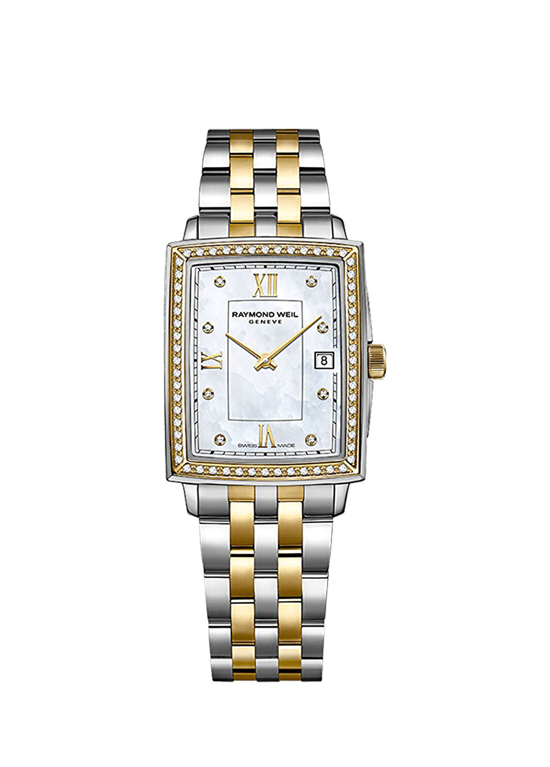 Raymond Weil RW5925SPS00995 Pırlantalı Altın Rengi Metalik Gri Kadın Kol Saati