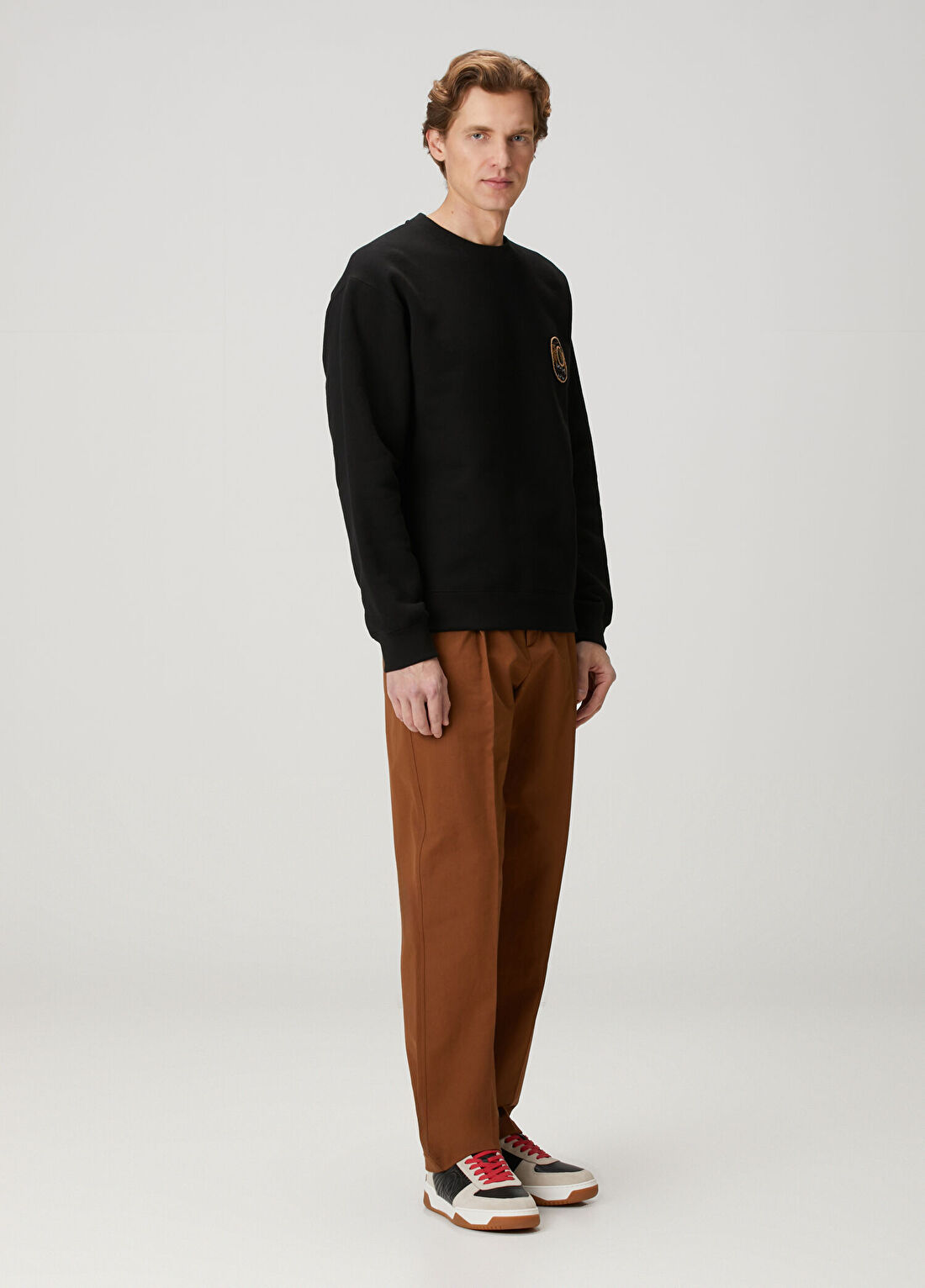 Valentino Siyah Logo Detaylı Sweatshirt görsel 2
